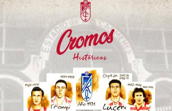 El Granada lanza una colección de cromos históricos por su 90 Aniversario