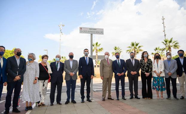 La ciudad de Almería dedica una avenida al exalcalde Juan Megino