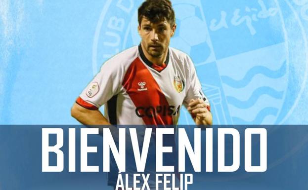 El centrocampista Álex Felip, tercera incorporación del 'nuevo' CDEl Ejido