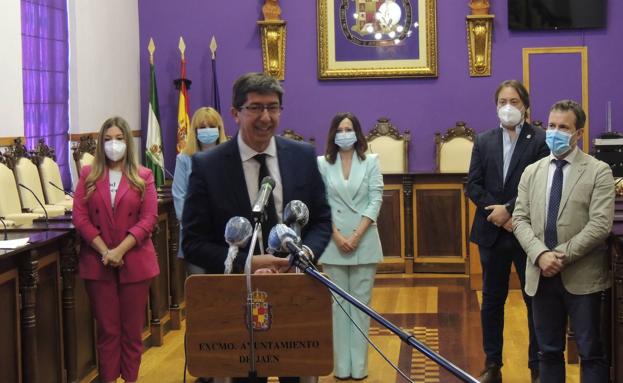 Juan Marín garantiza la estabilidad en Jaén y que no habrá moción de censura