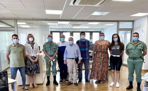 El general Marín Elvira visita IDEAL