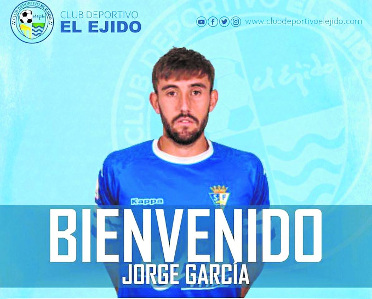 Jorge García, del San Fernando, es el sexto fichaje del CD El Ejido, que comunica ocho nuevas bajas