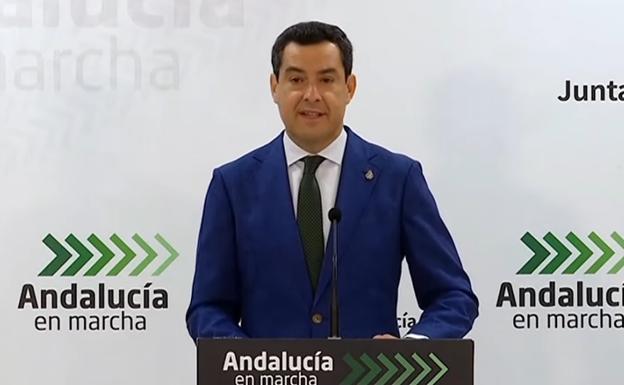 Moreno descarta avanzar en la desescalada andaluza: «No se dan las condiciones»