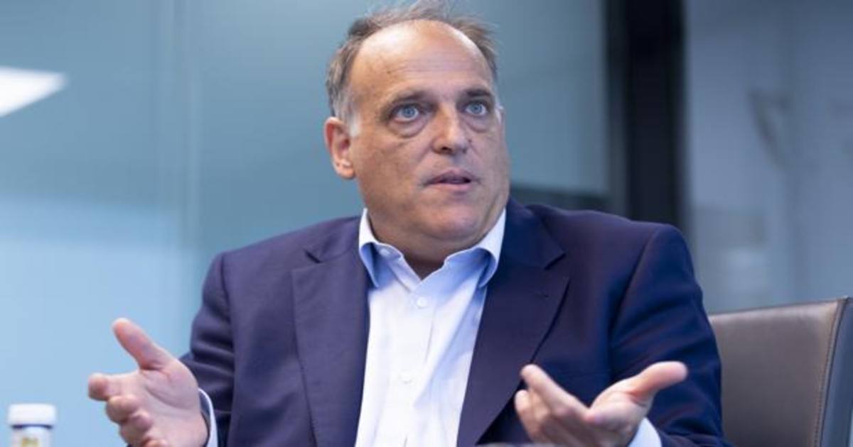 Javier Tebas habla del Almería: «Era un club estado en Segunda»