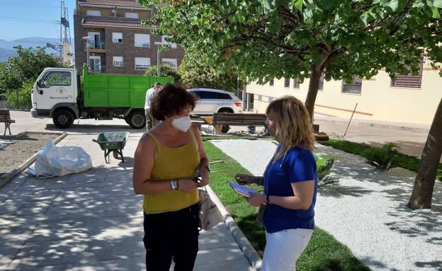 Terminada la adecuación del parque junto al cementerio de San Eufrasio