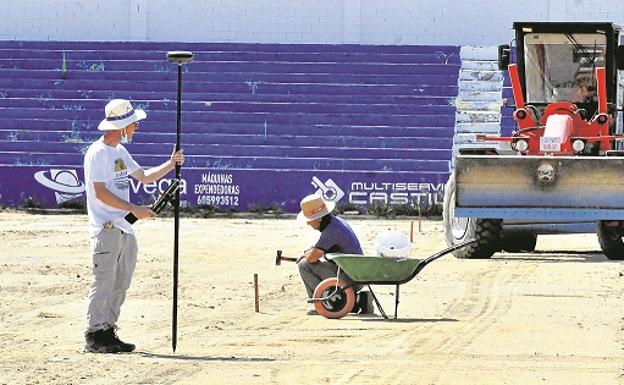 Las obras de Linarejos marchan a buen ritmo y se cumplirá el plazo