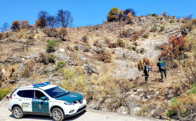 Investigan a tres personas por provocar un incendio forestal en Cambil