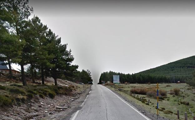 Obras de ampliación en la carretera A-337 en el Puerto de la Ragua