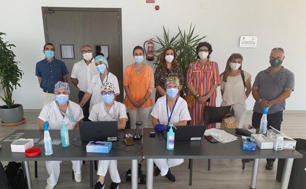 Realizan cribados masivos en los municipios de Santa Elena y Baños de la Encina