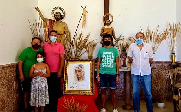 Presentan en la ermita de San Isidro de Lanjarón el XXVI cartel de Nuestra Señora María Santísima de los Dolores y Soledad