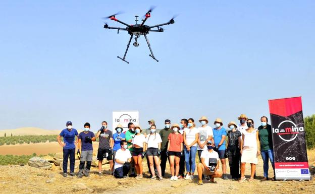 Drones al servicio de la arqueología en el yacimiento de Cástulo