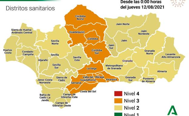 Consulta las restricciones y las alertas de todos los municipios de Andalucía durante una semana