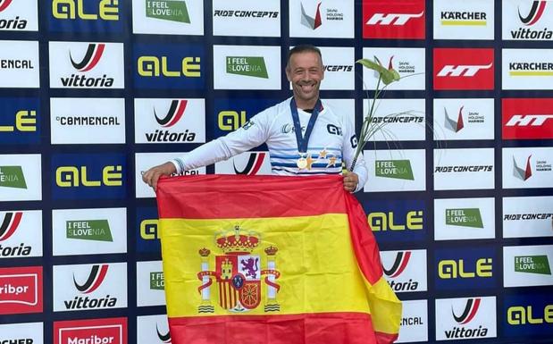 Juanfra López se proclama campeón de Europa de Descenso MTB en Eslovenia