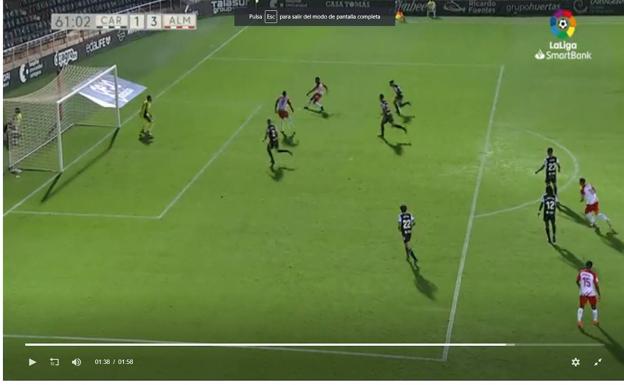 Vídeo: Goleada del Almería en casa del Cartagena