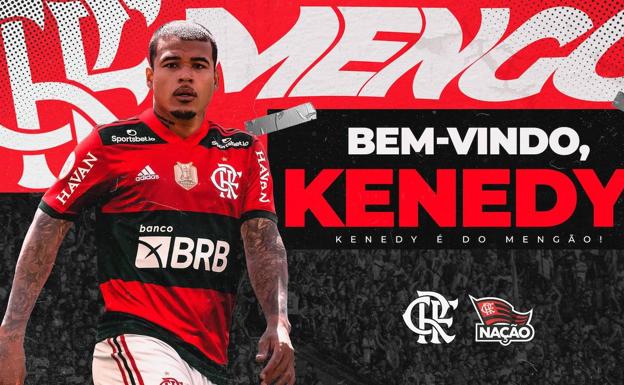 Kenedy ya es nuevo jugador del Flamengo