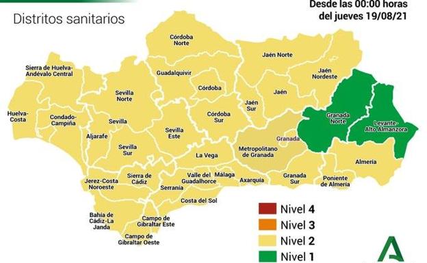Consulta los toque de queda, cambio de restricciones y alertas en todos los municipios de Andalucía