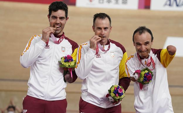 El almeriense Pablo Jaramillo, bronce en velocidad por equipos en Tokio 2020