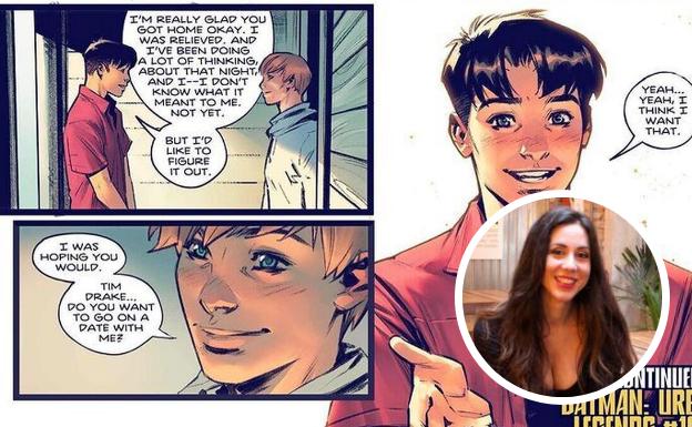 La granadina Belén Ortega dibuja la viñeta en la que Robin desvela su bisexualidad