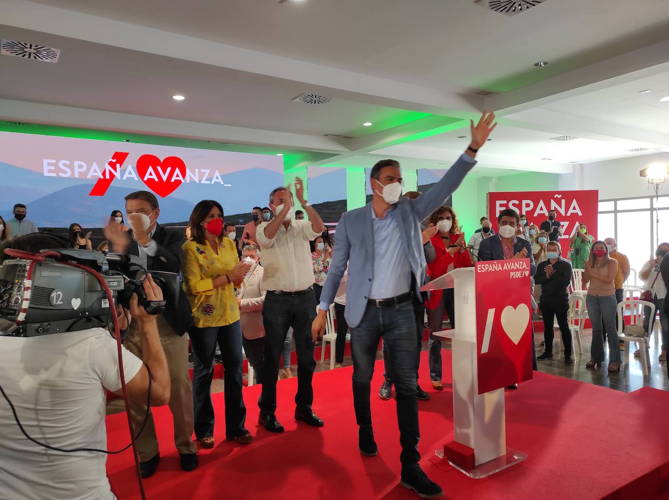 Pedro Sánchez: «No vamos a dejar a nadie atrás ni tampoco a Jaén»