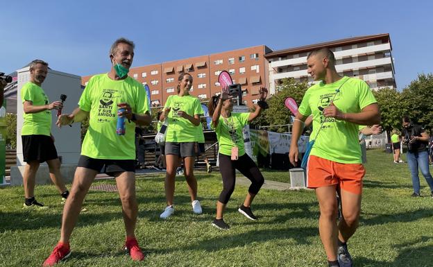 Jornada deportiva solidaria en el parque del Bulevar en favor de Down Jaén