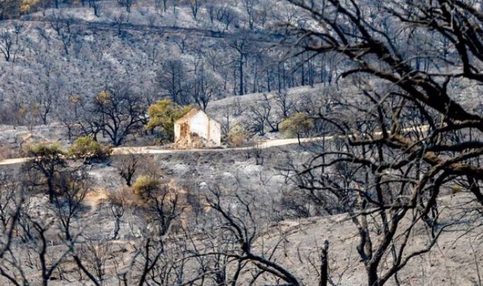 Los medios aéreos retoman sus tareas contra el fuego de Sierra Bermeja