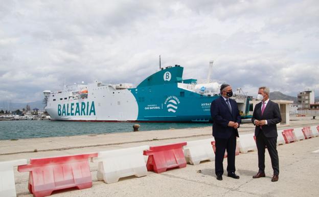 El Puerto de Motril suministrado 2.700 toneladas de Gas Natural Licuado desde la llegada de Balearia