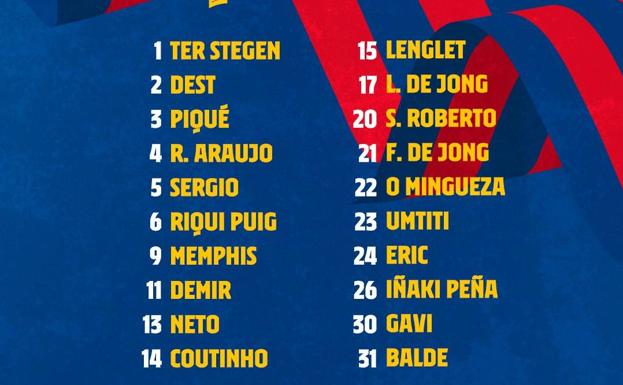 Koeman anuncia una lista de convocados de circunstancias por las lesiones