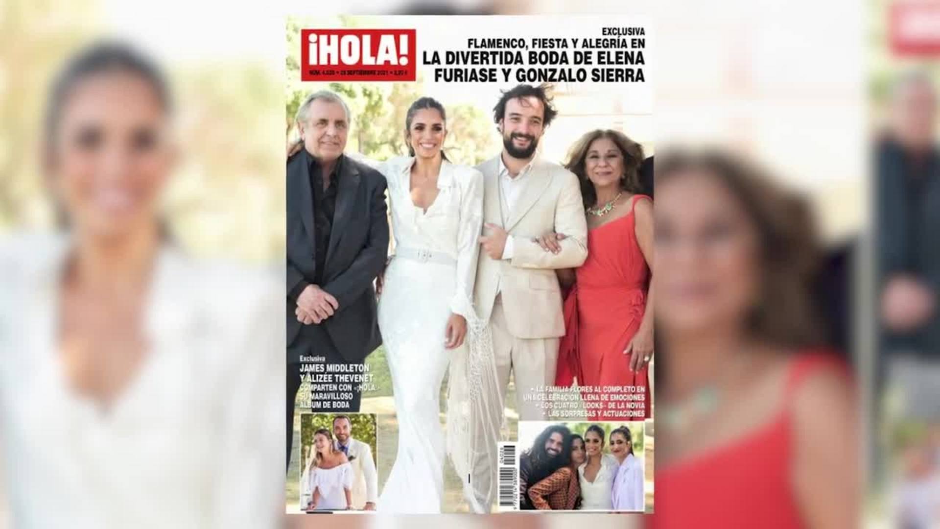 La boda de Elena Furiase y Gonzalo Sierra protagoniza la portada