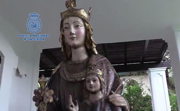 El Museo Provincial de Jaén recupera la talla de una Virgen del siglo XIII