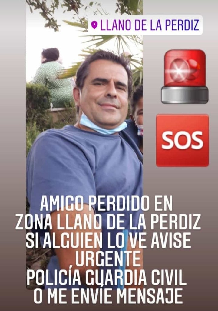 Piden ayuda para localizar a un hombre desaparecido este domingo en Granada