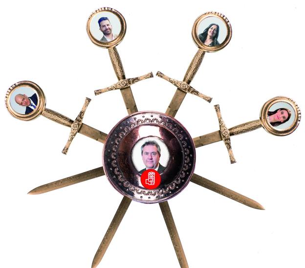 El cuatro de Espadas del PSOE de Granada