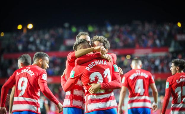 Rubén Rochina anota su primer gol en esta segunda etapa como nazarí