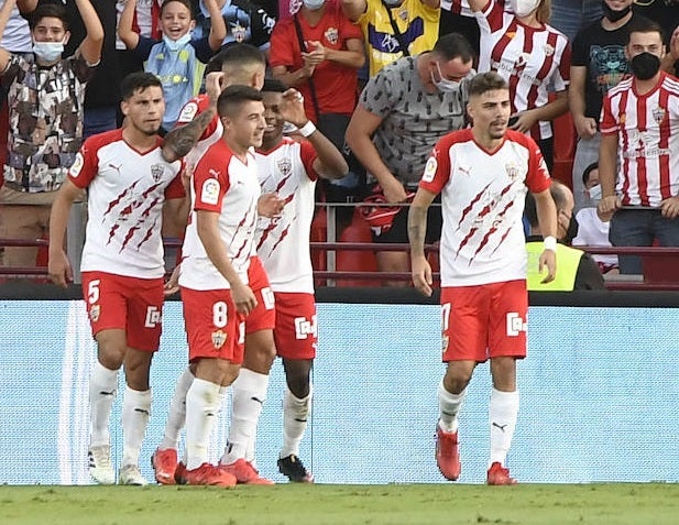 A Portillo le sienta mal el empate de la UD Almería ante Las Palmas