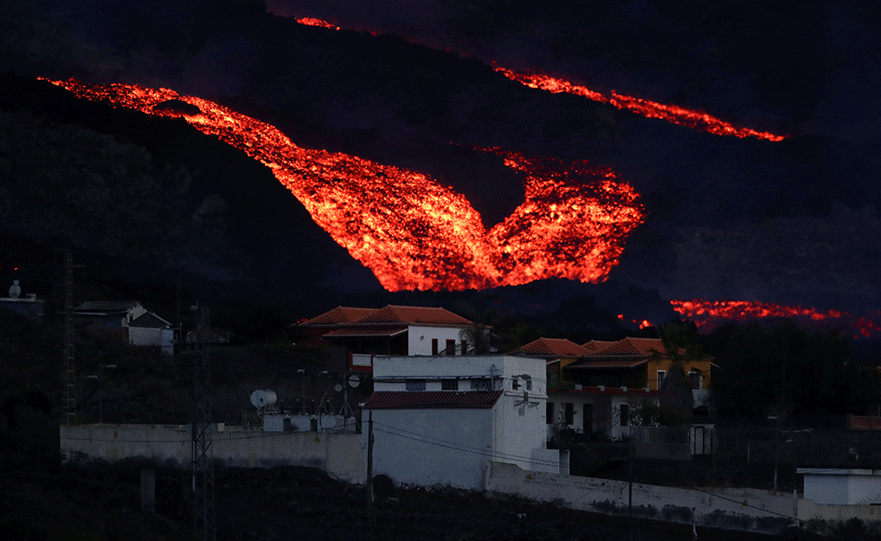 Cómo afectaría a Granada la erupción de un volcán como el de La Palma