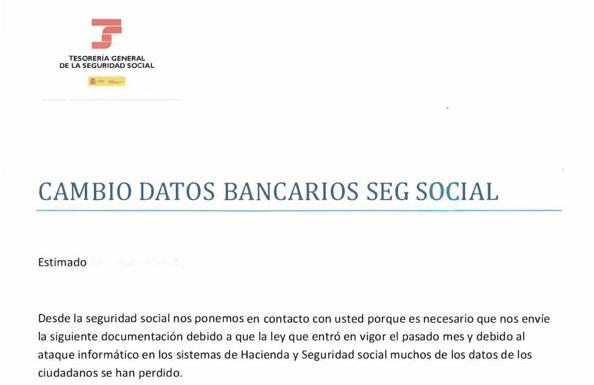 Alerta por una estafa que suplanta a la Seguridad Social en varios pueblos de Granada