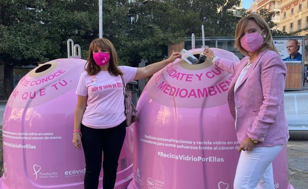 La recaudación del vidrio recuperado, para ayudar contra el cáncer de mama