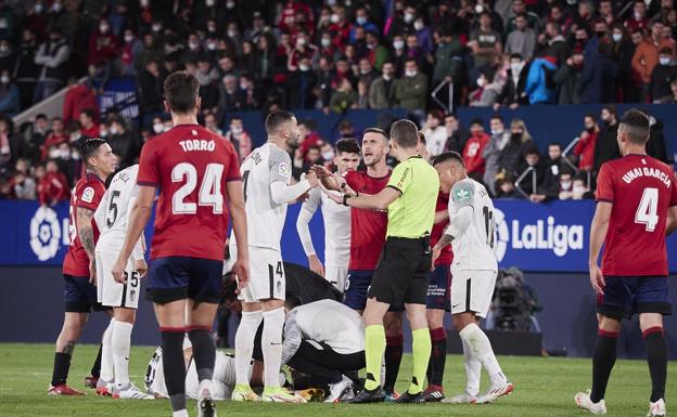 Gonalons fue sustituido por un nuevo pinchazo en el bíceps femoral