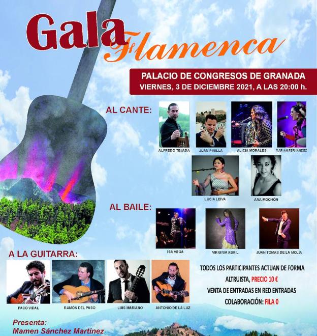El Zaidín prepara una gala flamenca en solidaridad con los damnificados por el volcán de La Palma