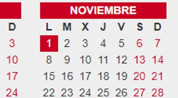 Calendario laboral en Andalucía: los días festivos en 2021 tras el 1 de noviembre