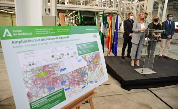 Mapa con todas las nuevas paradas que tendrá el metro de Granada