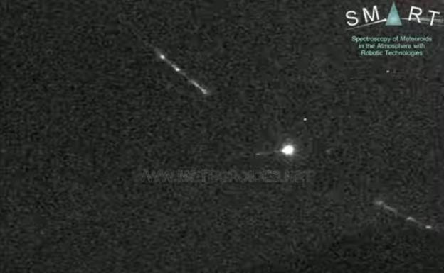 Una bola de fuego sobrevuela Andalucía a 101.000 kilómetros por hora