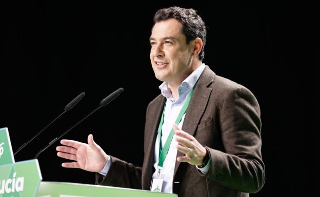 Moreno reelegido presidente del PP-A, con un respaldo del 98,98 por ciento de los votos