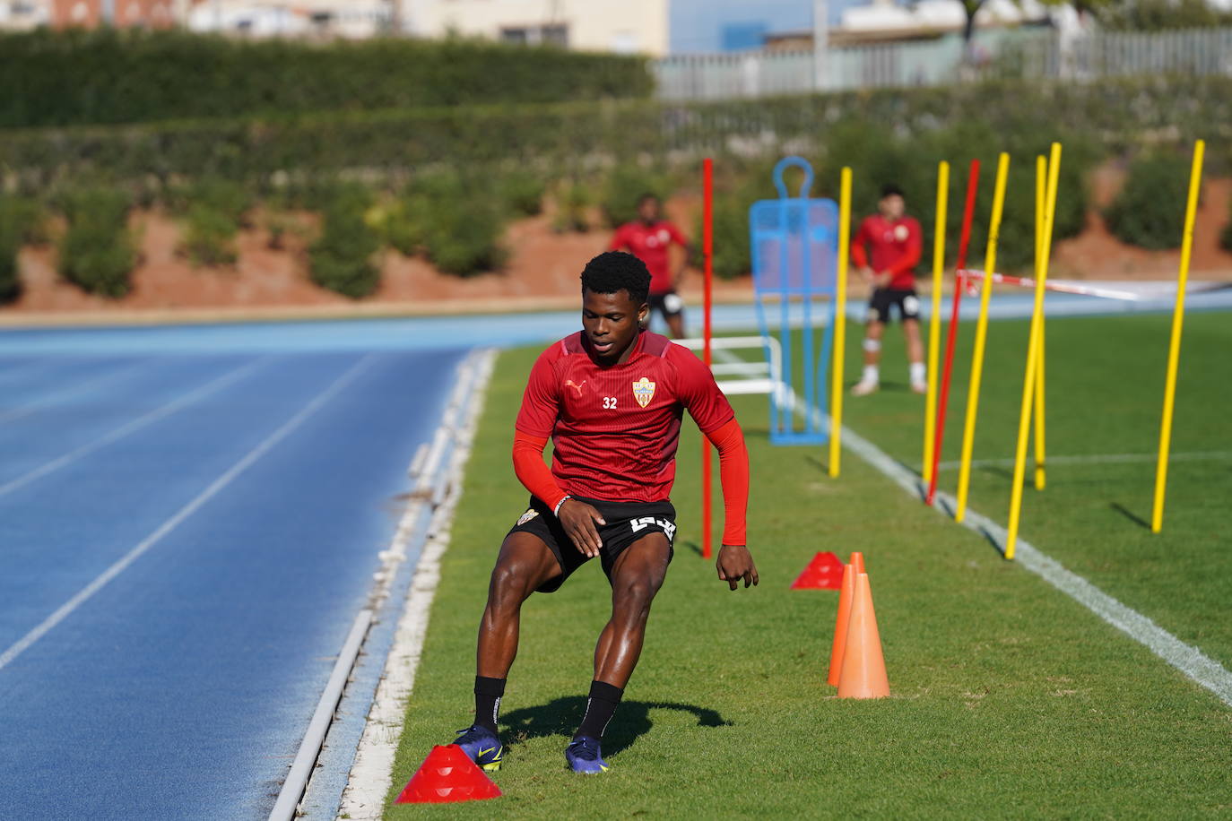 El 'diablo' viste el rojiblanco de la UD Almería