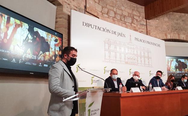 Presentación del festival en el Aula de Cultura de la Diputación Provincial de Jaén. 