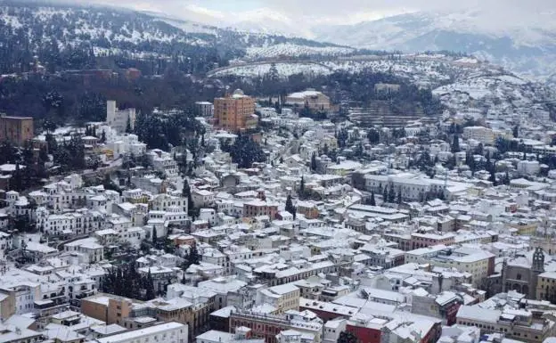 Todos los municipios de Granada en los que nevará esta semana, según Meteorología
