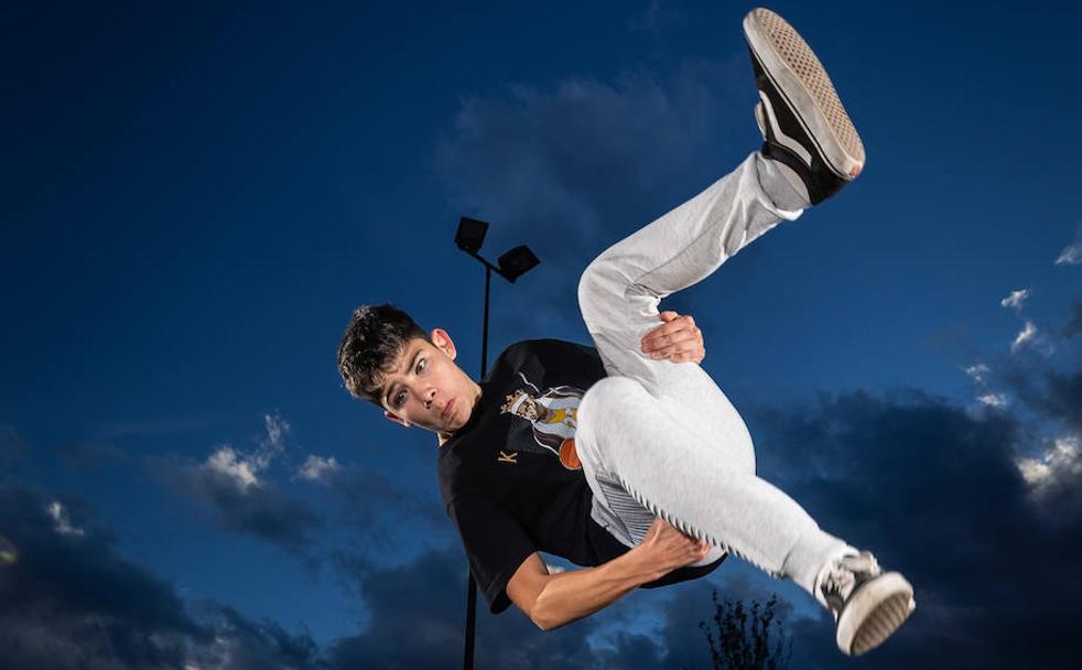 El salto de un joven granadino a la cima mundial del parkour