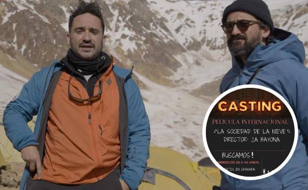 Buscan granadinos para 'La sociedad de la nieve', la película de J. A. Bayona para Netflix