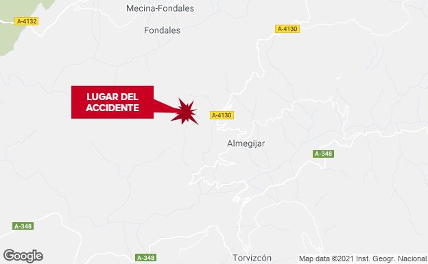 Muere un hombre al caer con su furgoneta en una alberca en Almegíjar