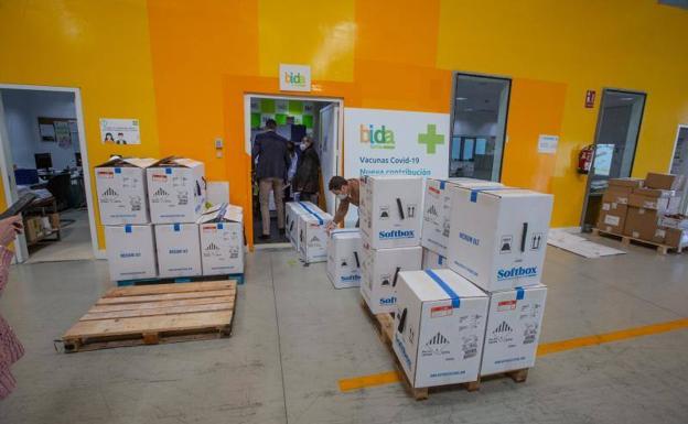 Granada recibe 19.500 dosis infantiles en una primera tanda que inoculará desde mañana