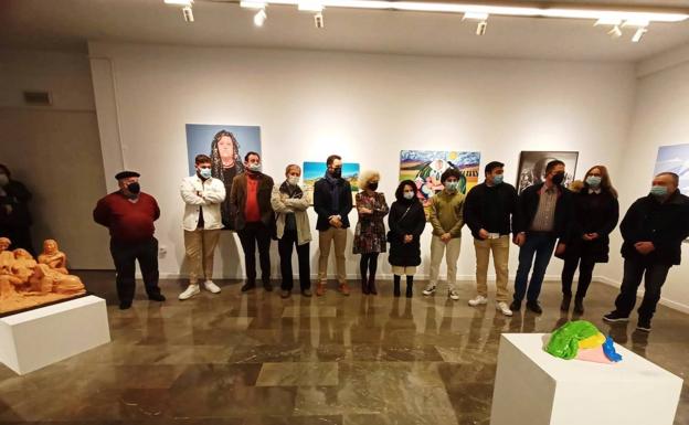 La exposición 'Formas en tierra de secano' interpreta el arte de Rafael Zabaleta